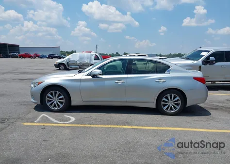 2015 Infiniti Q50 Premium из США, поврежденный, VIN JN1BV7AR9FM421610